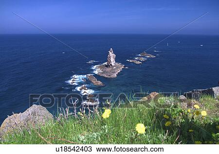 Stock Image - Cape Kamui, Hokkaido Prefecture, Japan. Fotosearch