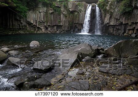 Stock Image - Cheonijyeon Waterfall. Fotosearch