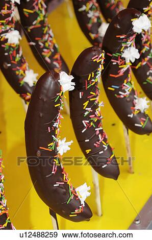 Chocolate Bananas View Large Photo Image Stock Photo - Chocolate Bananas. Fotosearch