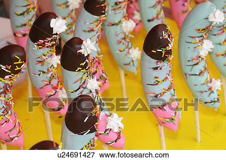 Stock Photo - Chocolate Bananas. Fotosearch