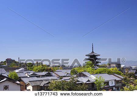 Cityscape of Kyoto, Kyoto Prefecture, Honshu, Japan View Large Photo Image Stock Image - Cityscape of Kyoto, Kyoto Prefecture, Honshu, Japan. Fotosearch