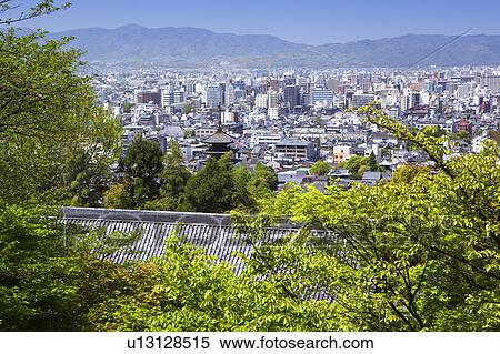 Cityscape of Kyoto, Kyoto Prefecture, Honshu, Japan View Large Photo Image Stock Photography - Cityscape of Kyoto, Kyoto Prefecture, Honshu, Japan. Fotosearch