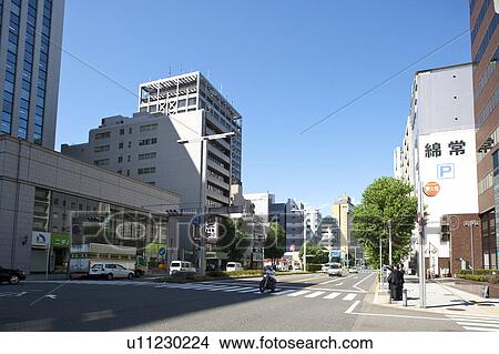 Picture - Cityscape of Nagoya city, Aichi Prefecture, Japan. Fotosearch