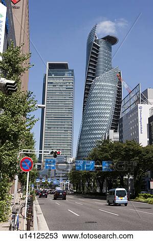Stock Image - Cityscape of Nagoya city, Aichi Prefecture, Japan. Fotosearch