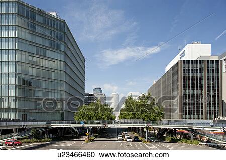 Stock Image - Cityscape of Nagoya city, Aichi Prefecture, Japan. Fotosearch