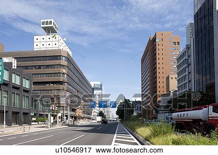 Stock Photo - Cityscape of Nagoya city, Aichi Prefecture, Japan. Fotosearch