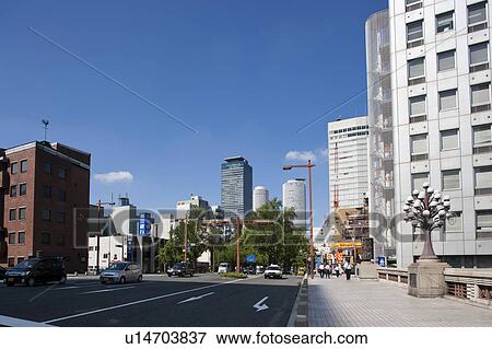 Stock Photo - Cityscape of Nagoya city, Aichi Prefecture, Japan. Fotosearch