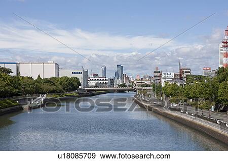 Stock Photo - Cityscape of Nagoya city, Aichi Prefecture, Japan. Fotosearch