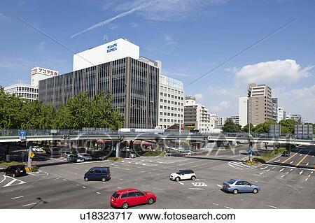 Stock Photo - Cityscape of Nagoya city, Aichi Prefecture, Japan. Fotosearch