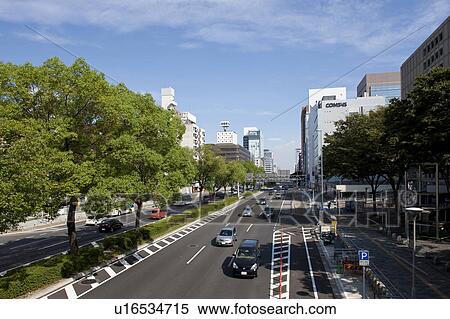 Stock Photography - Cityscape of Nagoya city, Aichi Prefecture, Japan. Fotosearch