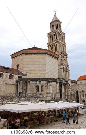 Stock Photograph - Diocletian Royal Palace and Cathedral. Fotosearch