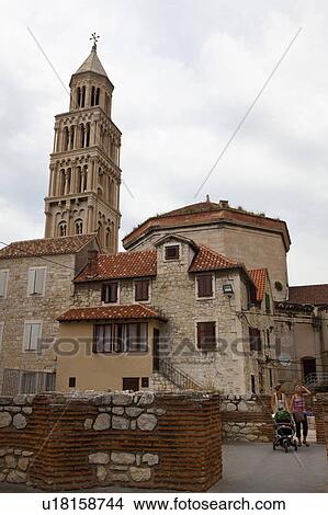 Diocletian Royal Palace View Large Photo Image Picture - Diocletian Royal Palace. Fotosearch