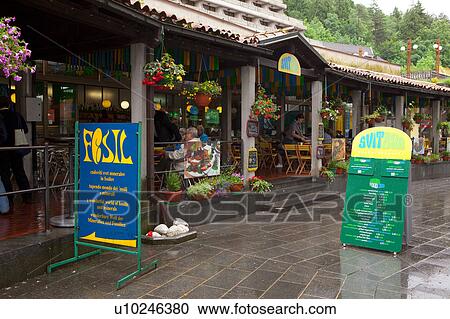 Stock Image - Gift Store at Postonja Caves. Fotosearch