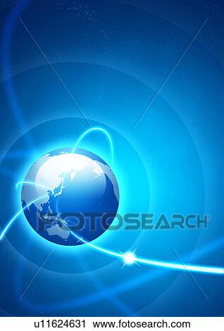 Globe and lights View Large Photo Image Stock Image - Globe and lights. Fotosearch