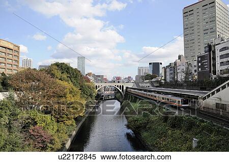 Stock Photography - Hijiri Bridge Over Kanda-gawa. Fotosearch