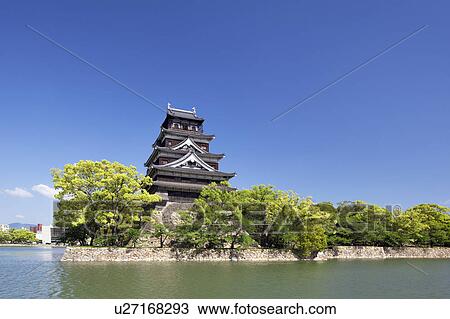 Hiroshima castle, Hiroshima Prefecture, Honshu, Japan View Large Photo Image Stock Image - Hiroshima castle, Hiroshima Prefecture, Honshu, Japan. Fotosearch