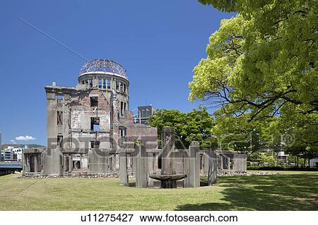 Hiroshima Peace Memorial, A-Bomb Dome ruins, Hiroshima Prefecture, Honshu, Japan View Large Photo Image Stock Photo - Hiroshima Peace Memorial, A-Bomb Dome ruins, Hiroshima Prefecture, Honshu, Japan. Fotosearch