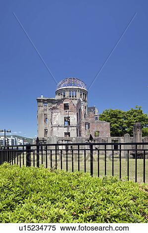 Stock Photography - Hiroshima Peace Memorial, A-Bomb Dome ruins, Hiroshima Prefecture, Honshu, Japan. Fotosearch
