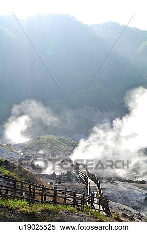 Jigokudani or Hell Valley, Hokkaido Prefecture, Japan View Large Photo Image Stock Photography - Jigokudani or Hell Valley, Hokkaido Prefecture, Japan. Fotosearch