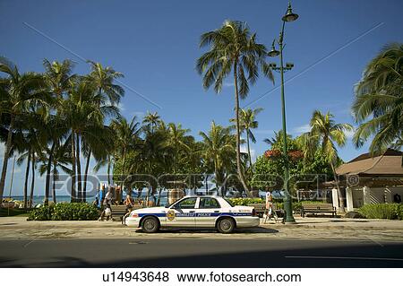 Kalakaua avenue, Oahu, Hawaii islands, USA View Large Photo Image Stock Photo - Kalakaua avenue, Oahu, Hawaii islands, USA. Fotosearch