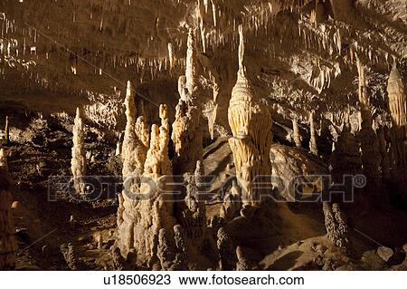 Stock Image - Limestone Cave. Fotosearch
