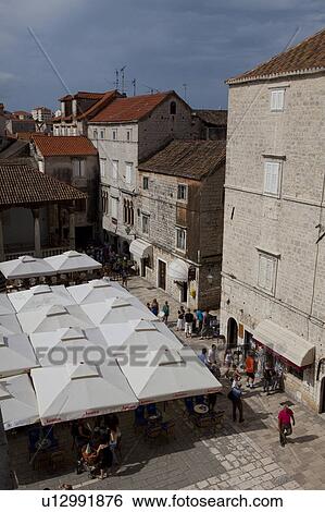 Stock Photograph - market Square Seen From Bell Tower. Fotosearch