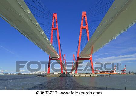 Meiko-Nishi Bridge, Nagoya city, Aichi prefecture, Japan View Large Photo Image Stock Photo - Meiko-Nishi Bridge, Nagoya city, Aichi prefecture, Japan. Fotosearch