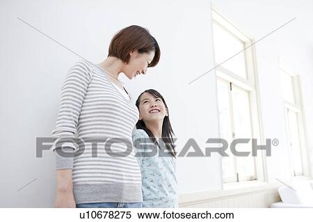 Stock Photography - Mother and daughter. Fotosearch