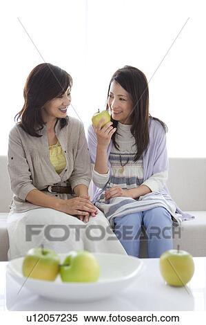 Mother and daughter talking View Large Photo Image Stock Photography - Mother and daughter talking. Fotosearch