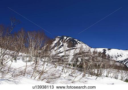 Stock Image - Mt. Rausu, Hokkaido Prefecture, Japan. Fotosearch