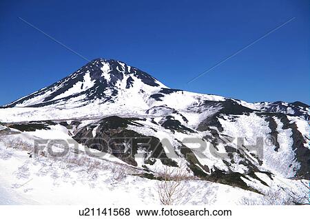 Stock Photo - Mt. Rausu, Hokkaido Prefecture, Japan. Fotosearch