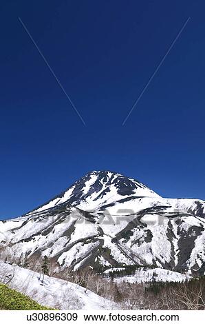 Stock Photo - Mt. Rausu, Hokkaido Prefecture, Japan. Fotosearch