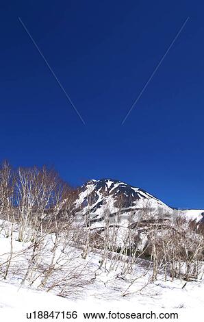 Stock Photograph - Mt. Rausu, Hokkaido Prefecture, Japan. Fotosearch