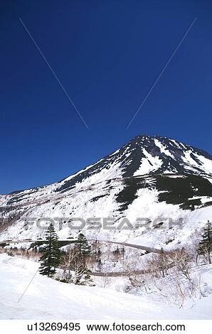 Mt. Rausu, Hokkaido Prefecture, Japan View Large Photo Image Stock Photography - Mt. Rausu, Hokkaido Prefecture, Japan. Fotosearch