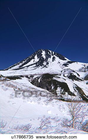 Stock Photography - Mt. Rausu, Hokkaido Prefecture, Japan. Fotosearch