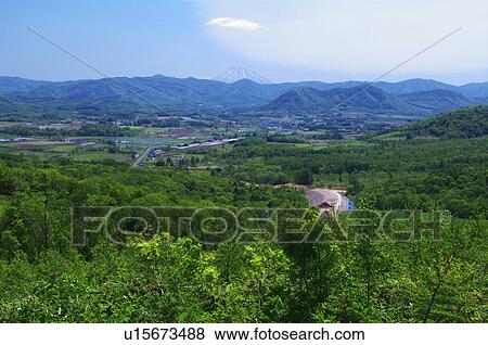 Mt. Youtei and townscape of Akaigawa village, Hokkaido Prefecture, Japan View Large Photo Image Stock Photo - Mt. Youtei and townscape of Akaigawa village, Hokkaido Prefecture, Japan. Fotosearch