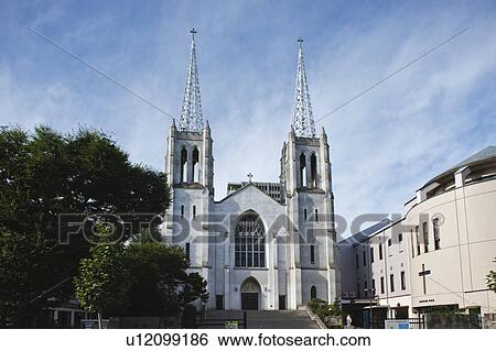 Nunoike Catholic church, Nagoya city, Aichi Prefecture, Japan View Large Photo Image Stock Photograph - Nunoike Catholic church, Nagoya city, Aichi Prefecture, Japan. Fotosearch