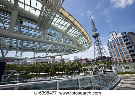 Oasis 21 and TV tower, Nagoya City, Aichi Prefecture, Japan View Large Photo Image Stock Photo - Oasis 21 and TV tower, Nagoya City, Aichi Prefecture, Japan. Fotosearch