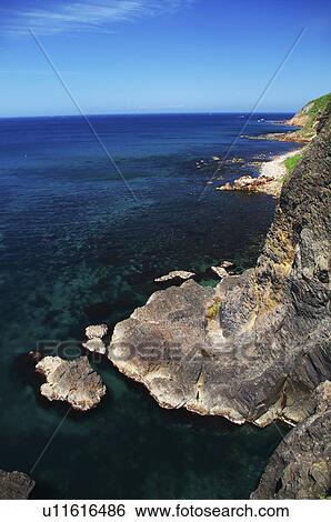 Stock Photograph - Otamoi coastline, Hokkaido Prefecture, Japan. Fotosearch