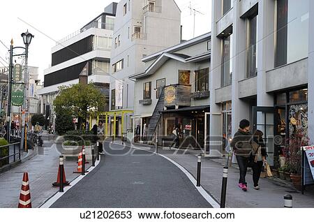 Stock Image - Pedestrian Shopping Street. Fotosearch