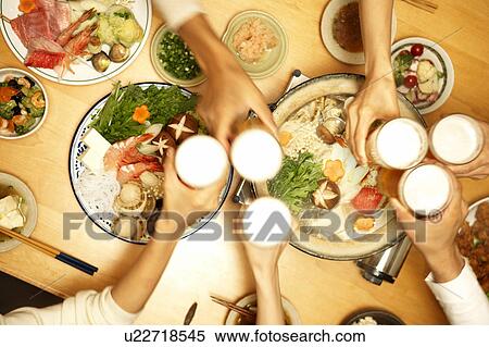 People toasting, Tokyo Prefecture, Japan View Large Photo Image Stock Photography - People toasting, Tokyo Prefecture, Japan. Fotosearch
