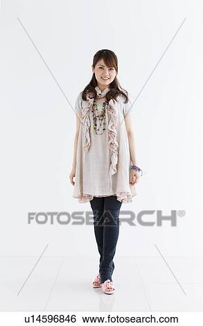 Portrait of young woman View Large Photo Image Stock Photograph - Portrait of young woman. Fotosearch