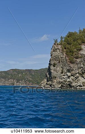 Stock Image - Rocky Coastline. Fotosearch