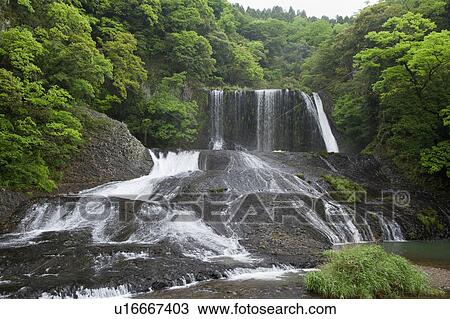 Ryumon Falls View Large Photo Image Stock Image - Ryumon Falls. Fotosearch