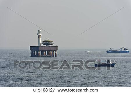 Stock Photo - Ships at Tokyo Bay. Fotosearch