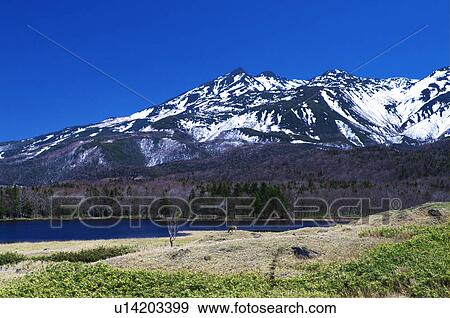 Shiretoko mountain range and lake, Hokkaido Prefecture, Japan View Large Photo Image Stock Photo - Shiretoko mountain range and lake, Hokkaido Prefecture, Japan. Fotosearch