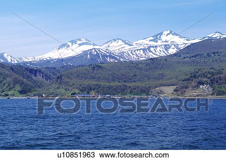 Stock Image - Shiretoko mountain range, Hokkaido Prefecture, Japan. Fotosearch