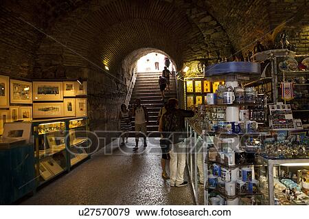 Souvenir Shops Underground View Large Photo Image Stock Photo - Souvenir Shops Underground. Fotosearch