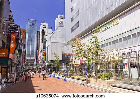 Picture - Street in Kichijoji. Fotosearch
