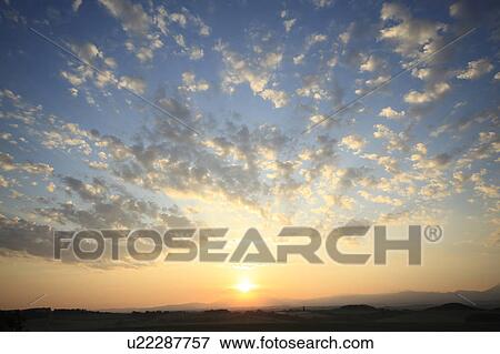 Sunrise, Hokkaido Prefecture, Japan View Large Photo Image Stock Photo - Sunrise, Hokkaido Prefecture, Japan. Fotosearch
